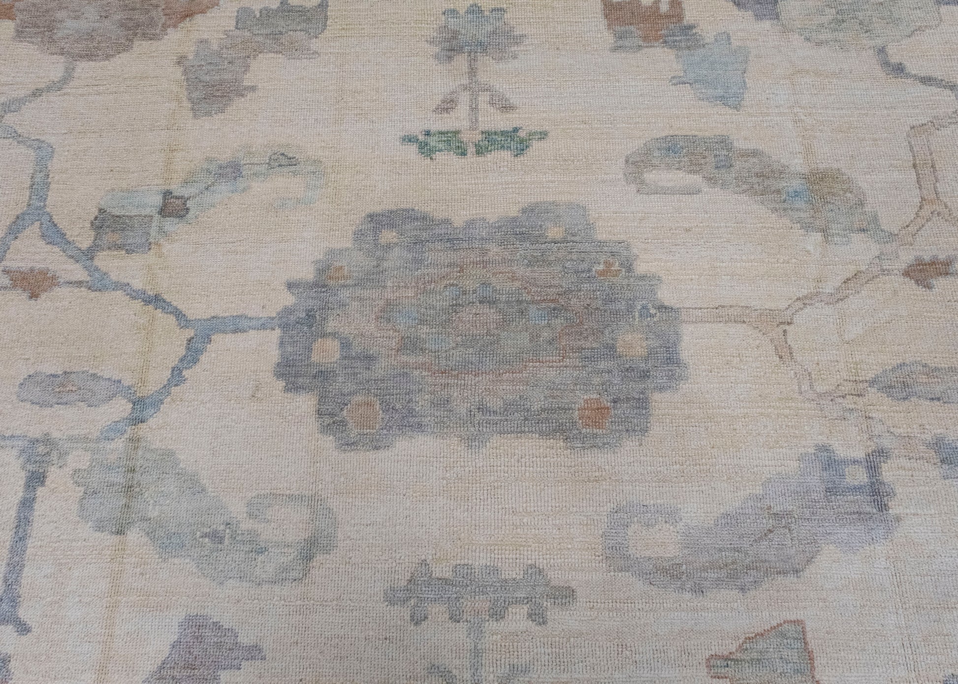 Square Turkish Oushak Rug 11'9" x 11'7" #16645