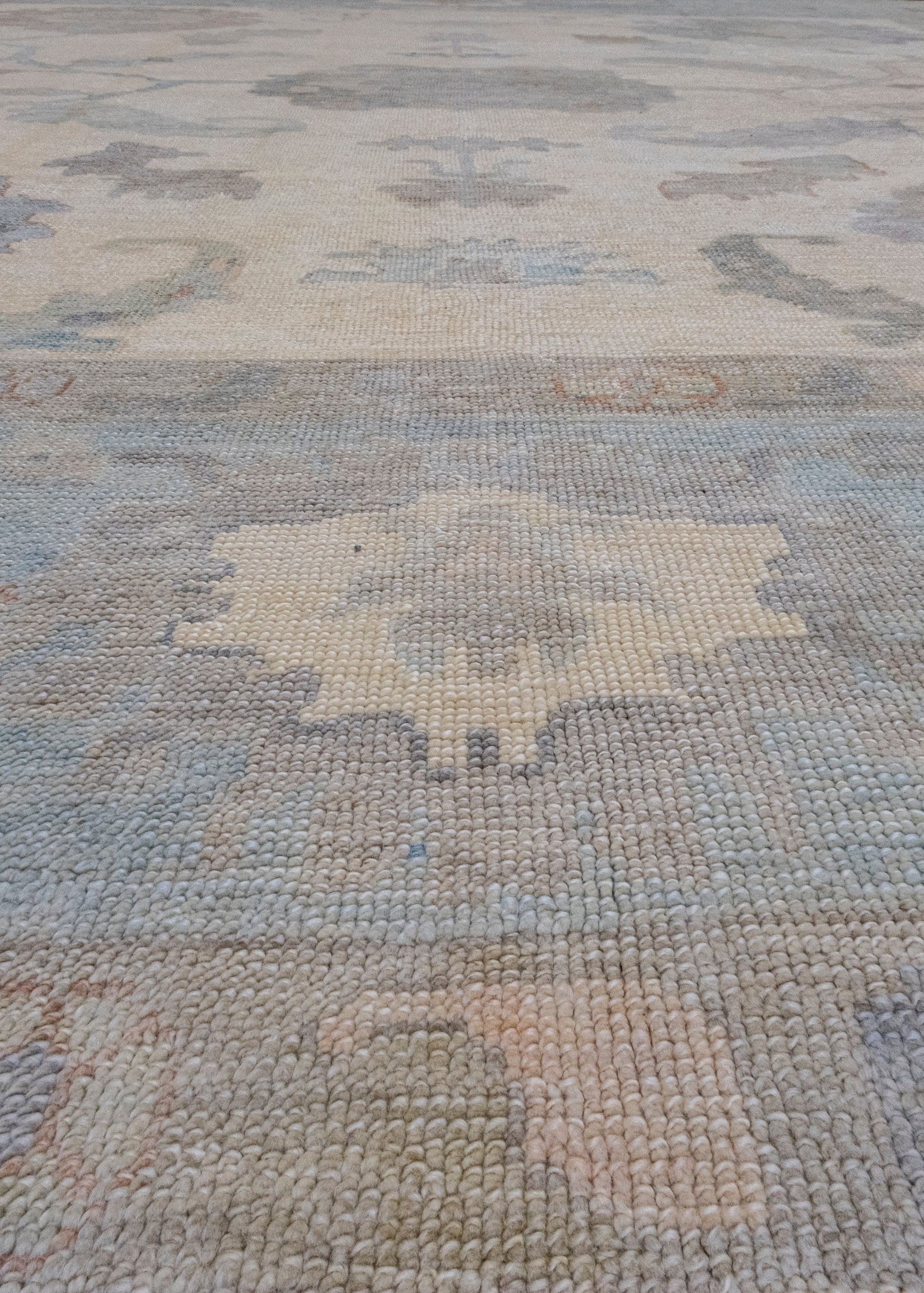 Square Turkish Oushak Rug 11'9" x 11'7" #16645