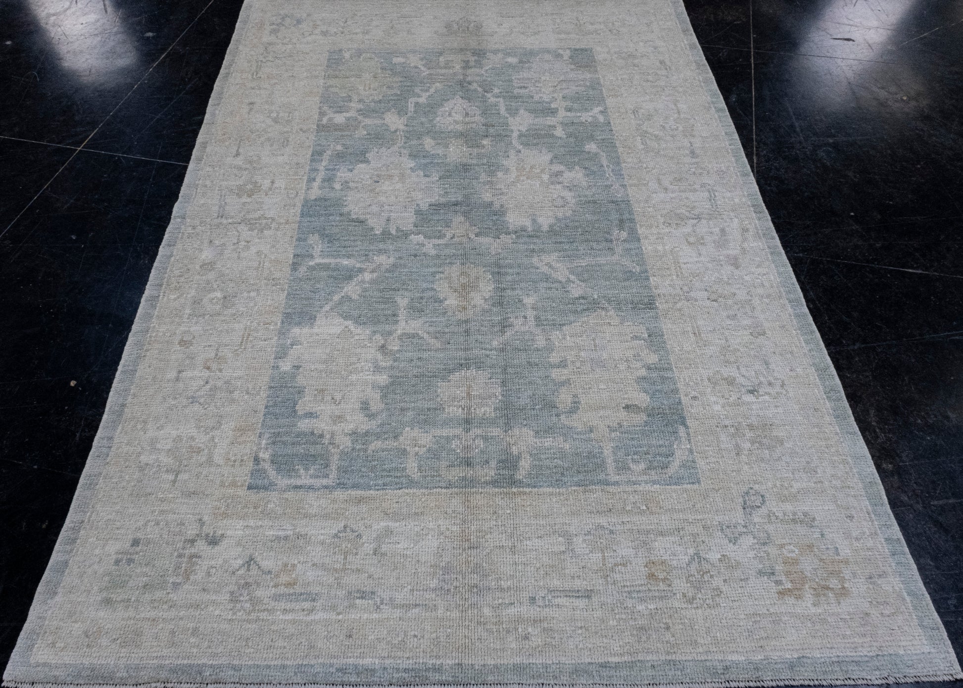 Turkish Oushak Rug 4'11" x 7'4" #16472
