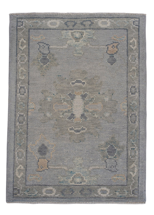 Turkish Oushak Rug 2'3" x 3'1" #11501