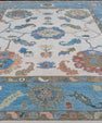Square Turkish Oushak Rug 10'5" x 11'4" #16734