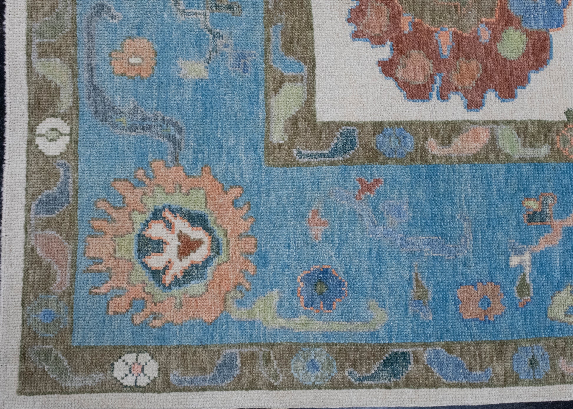 Square Turkish Oushak Rug 10'5" x 11'4" #16734