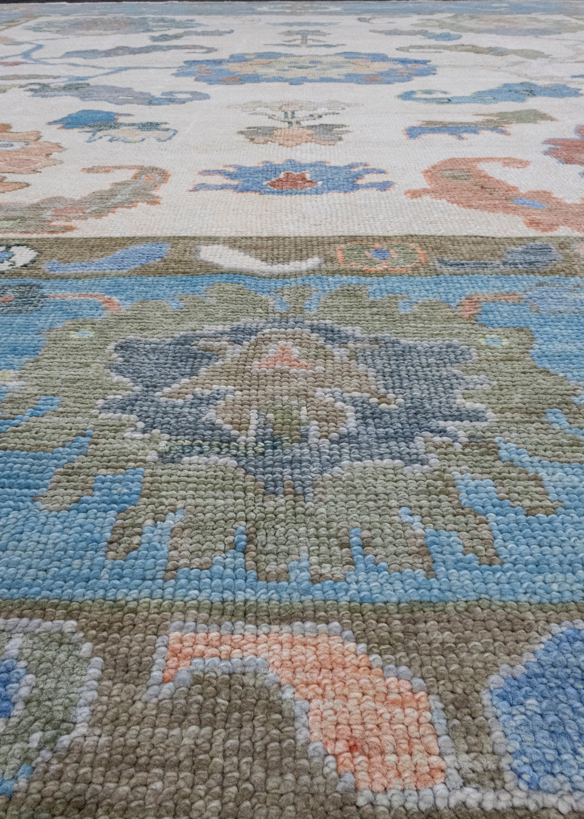 Square Turkish Oushak Rug 10'5" x 11'4" #16734