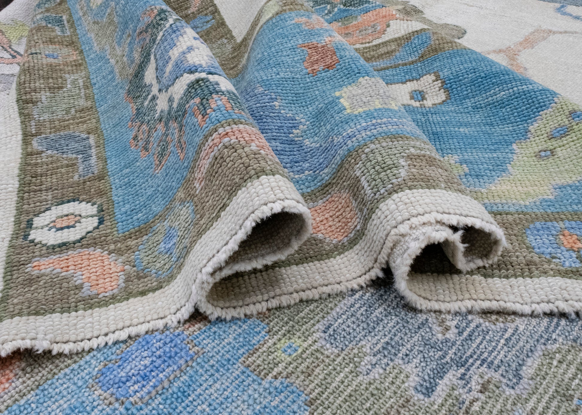 Square Turkish Oushak Rug 10'5" x 11'4" #16734