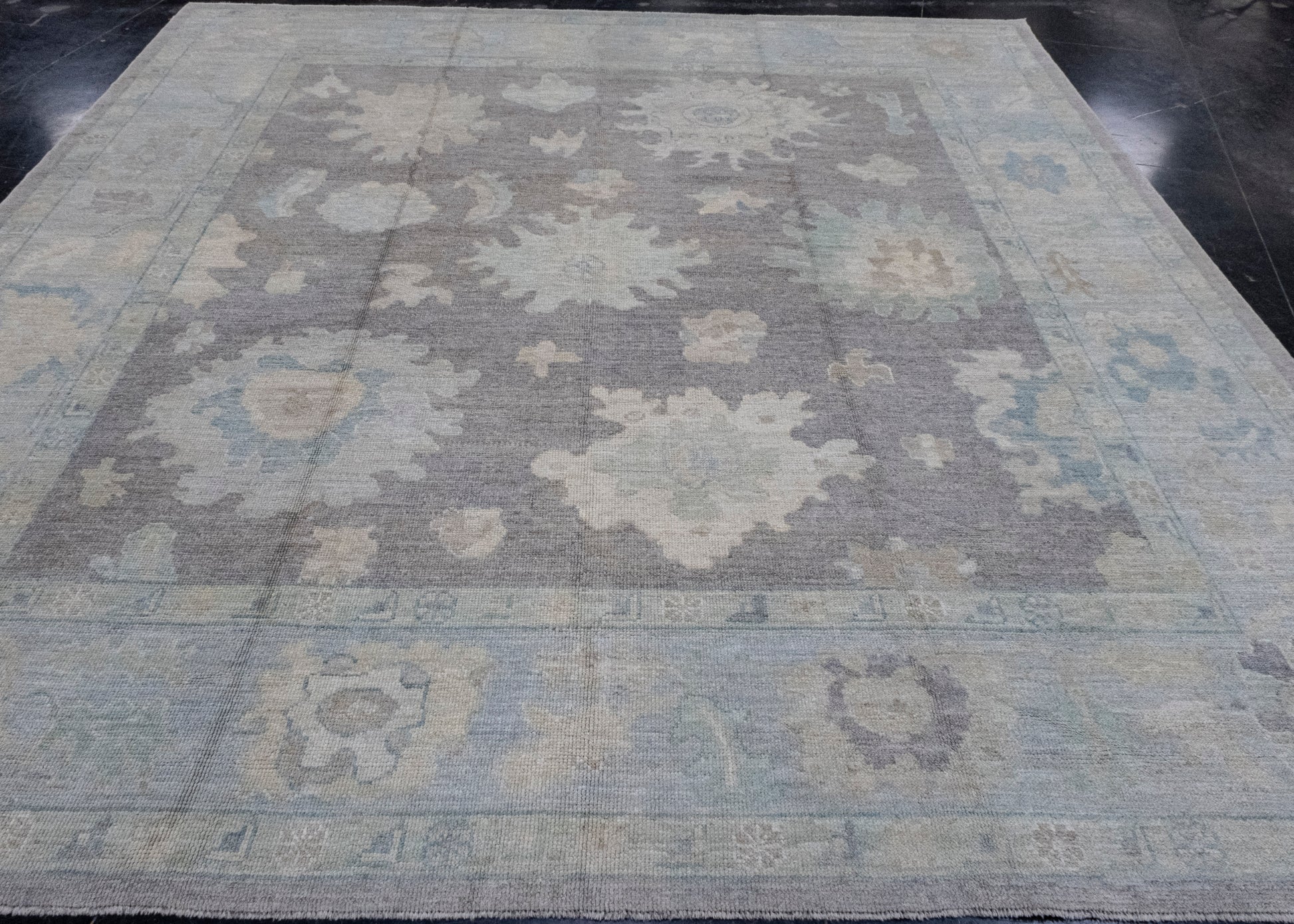 Square Turkish Oushak Rug 10'1" x 10'6" #16452