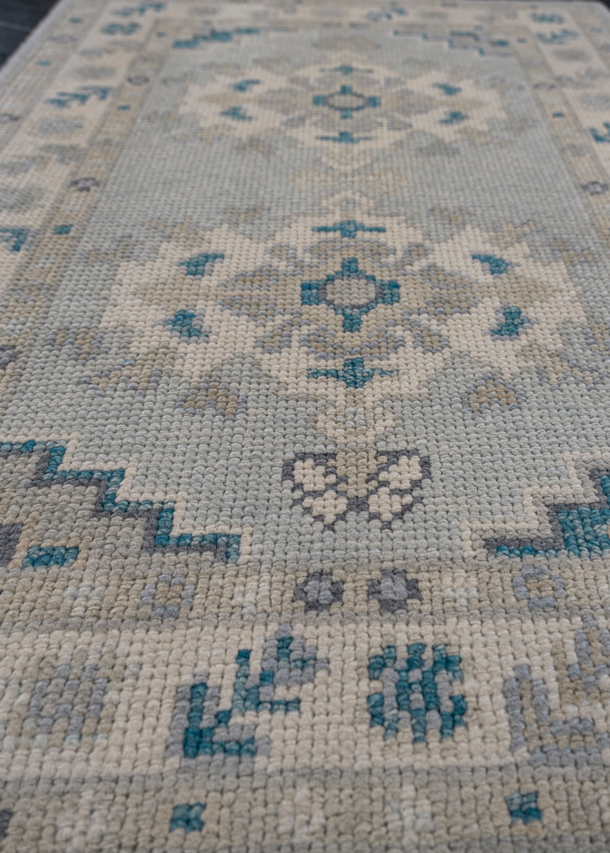 Turkish Oushak Rug 2'3" x 3'1" #11853