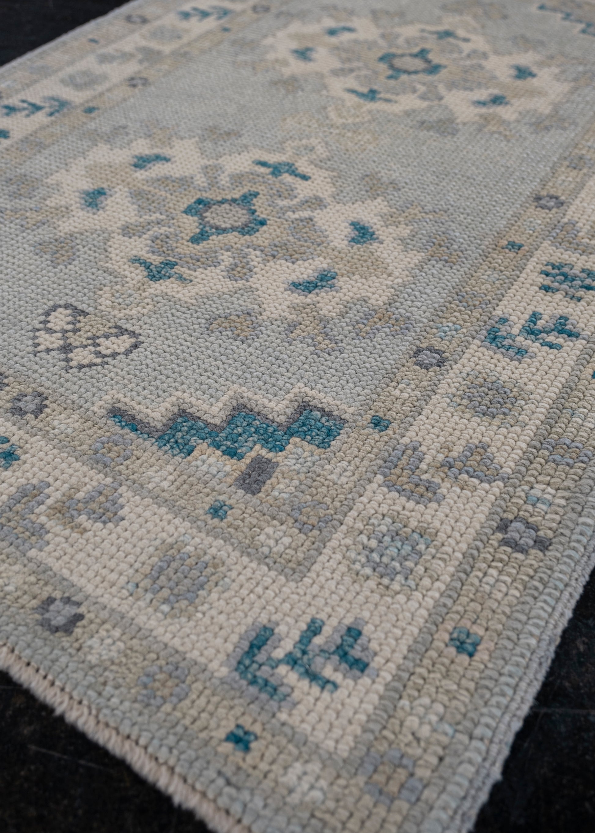 Turkish Oushak Rug 2'3" x 3'1" #11853