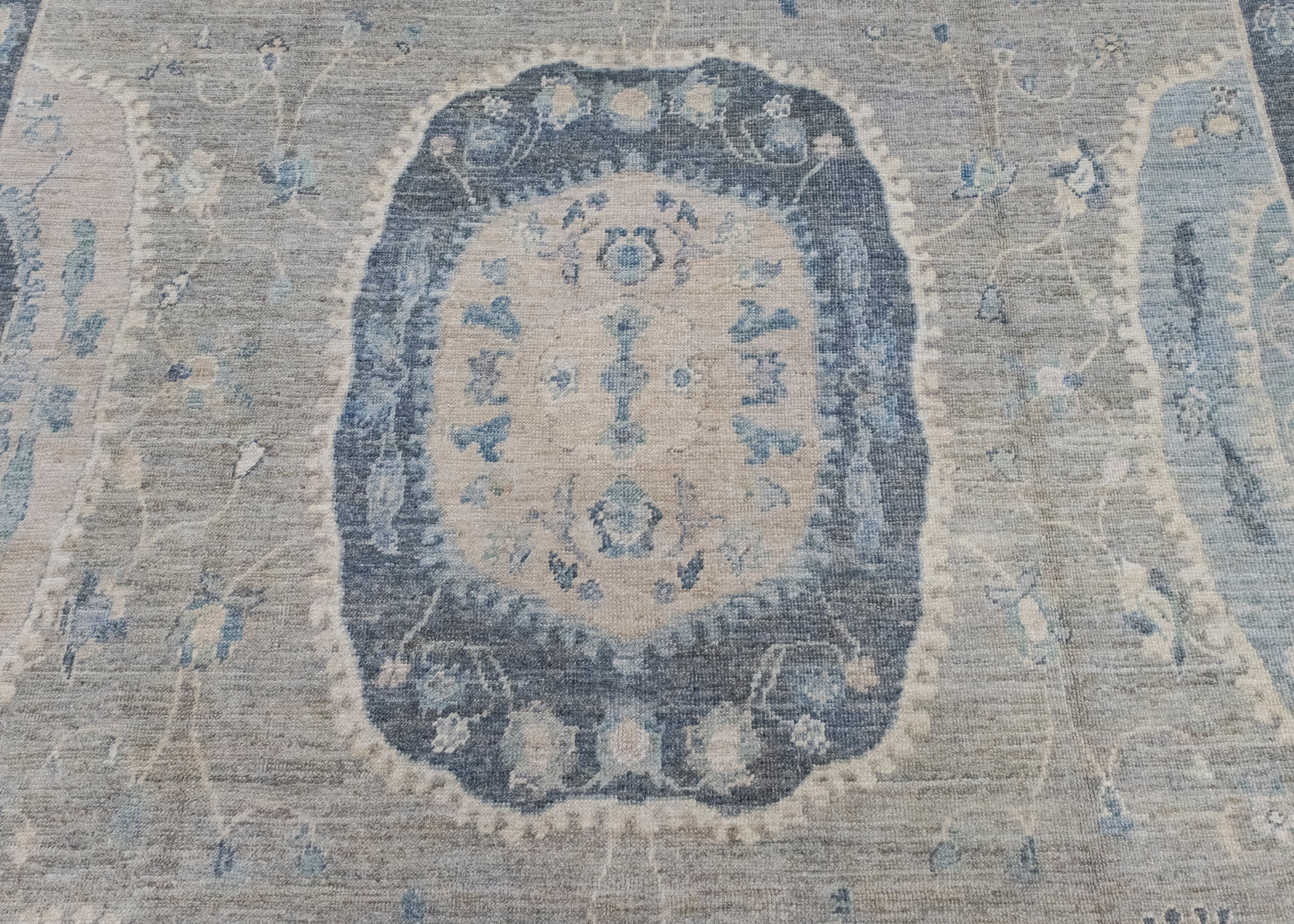 Turkish Antique Look Square Oushak Rug 9' x 9'11" #16519
