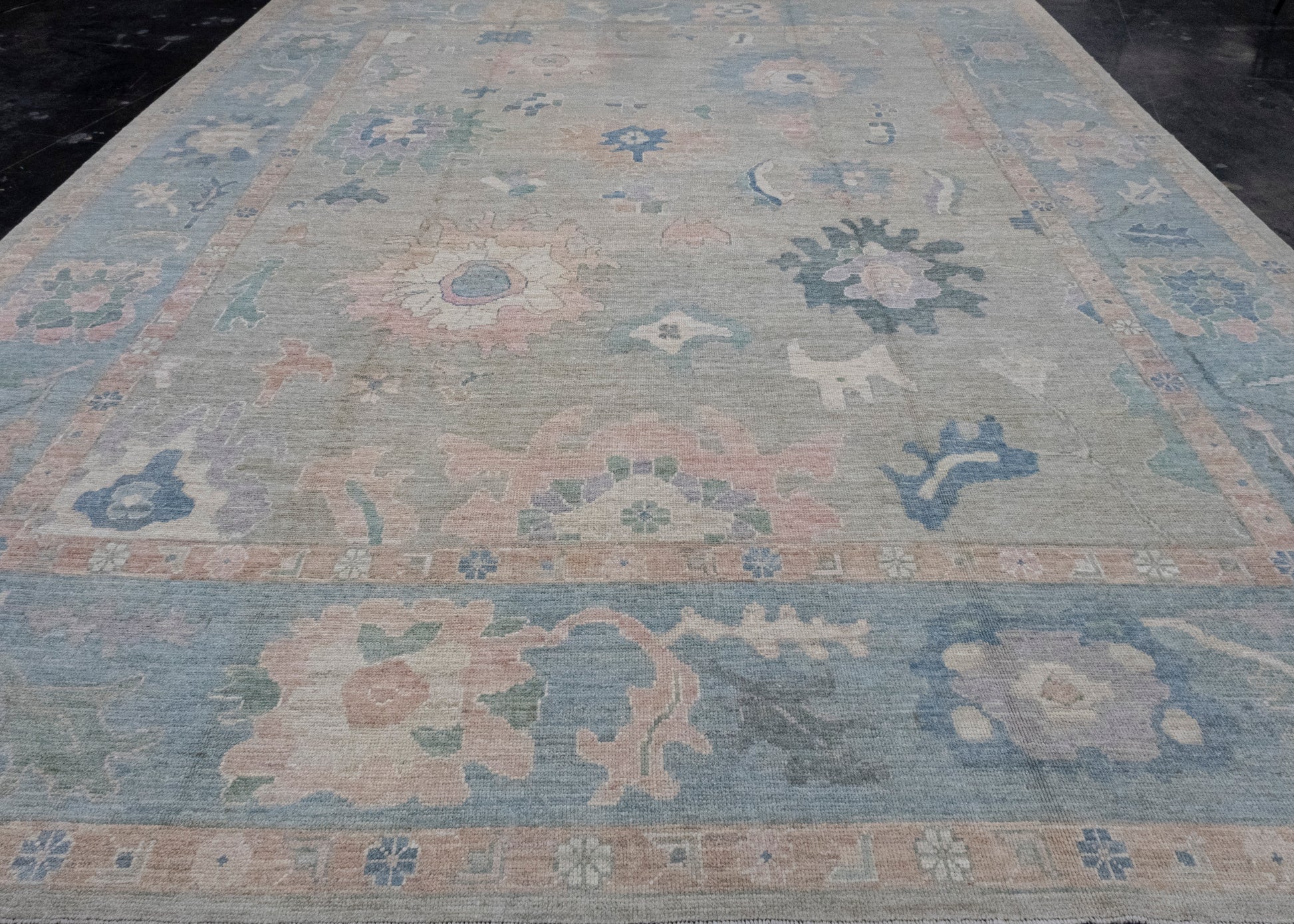 Turkish Oushak Rug 12' x 14'11" #16087