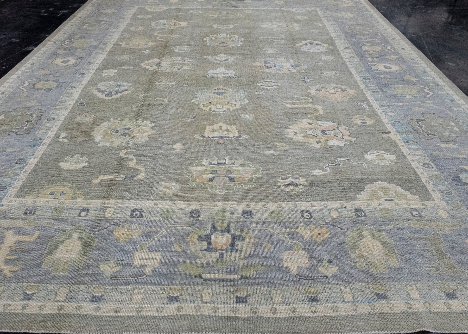 Turkish Oushak Rug 11'10" x 14'11" #16554