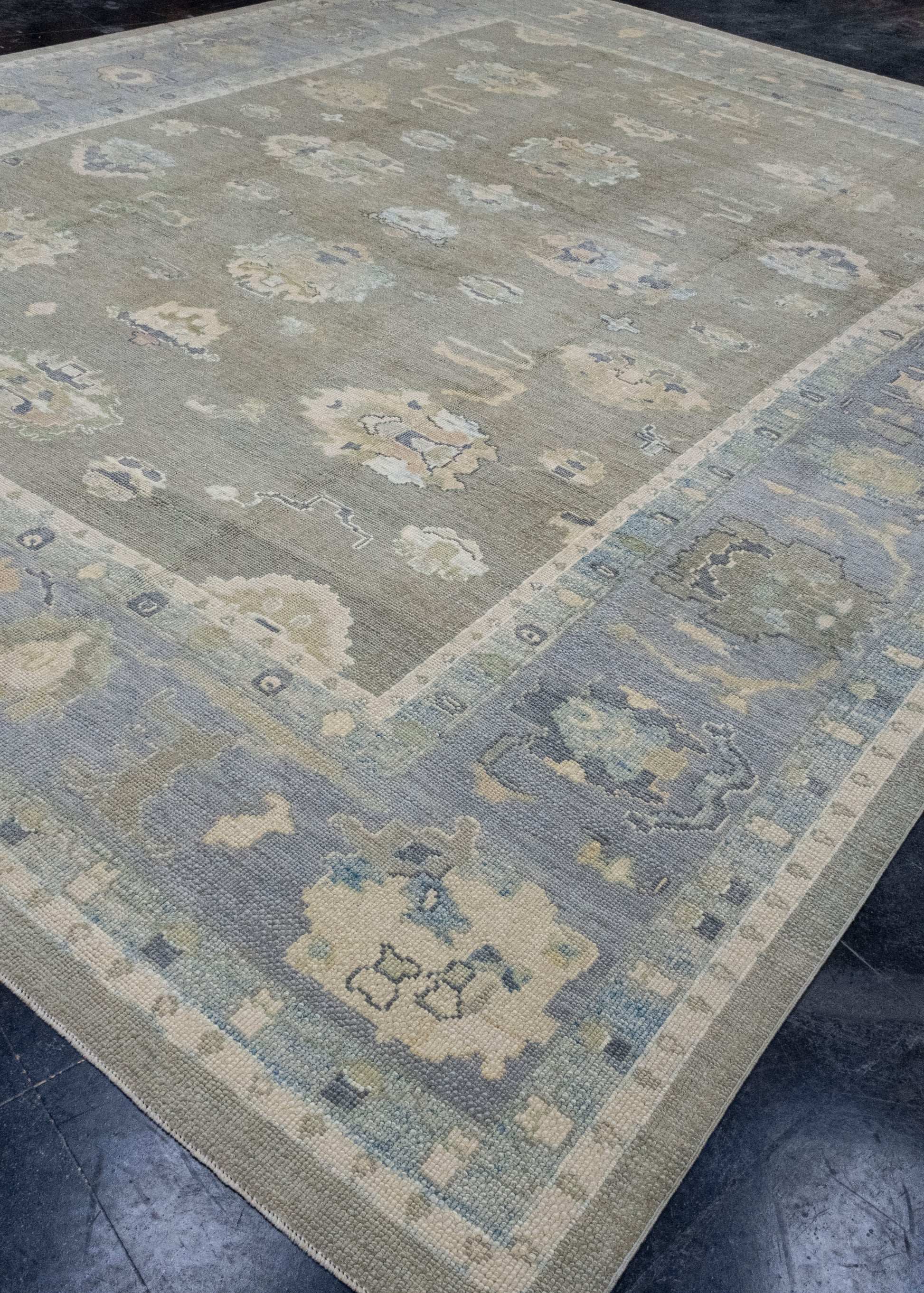 Turkish Oushak Rug 11'10" x 14'11" #16554