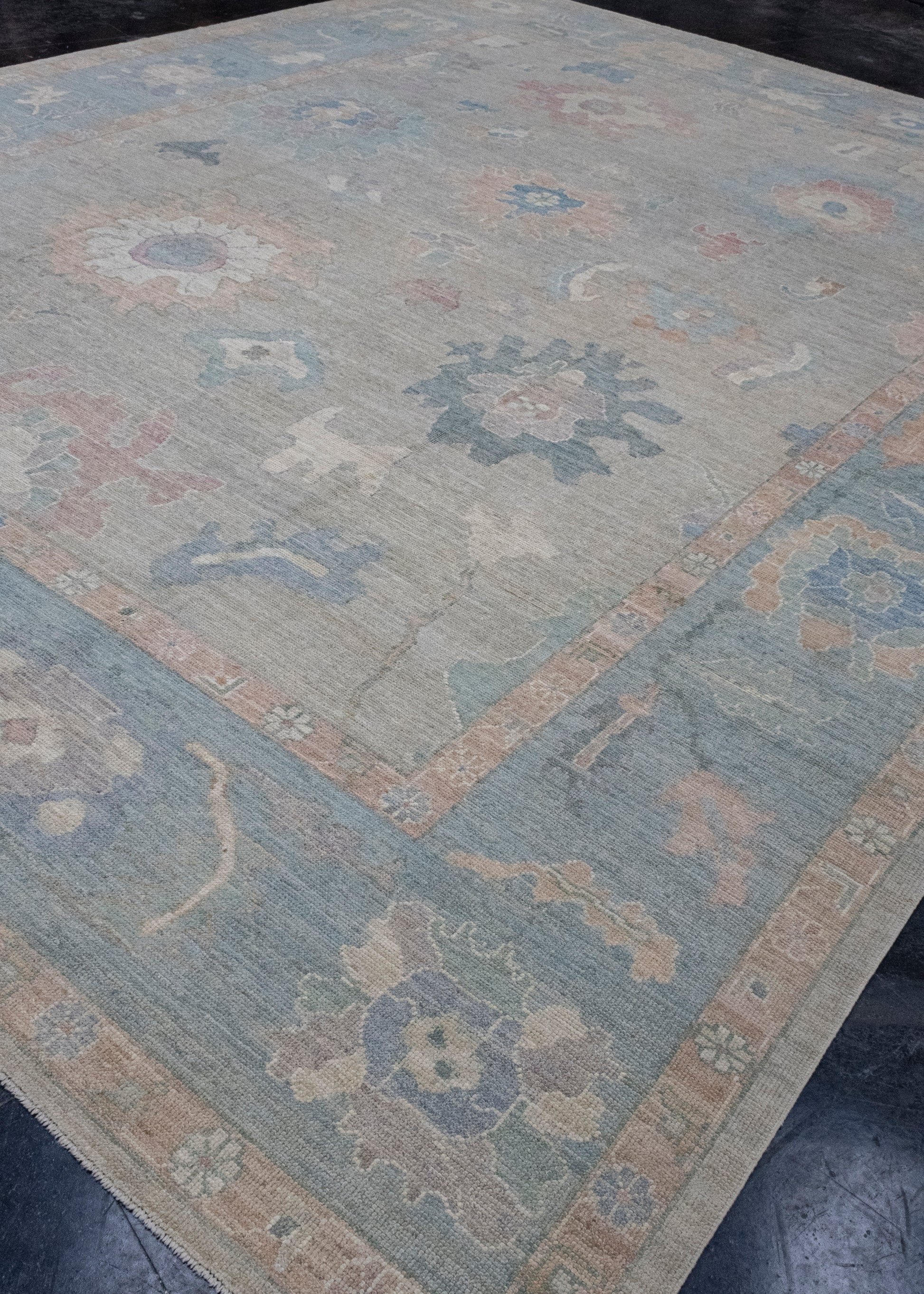 Turkish Oushak Rug 12'2" x 15'1" #16149