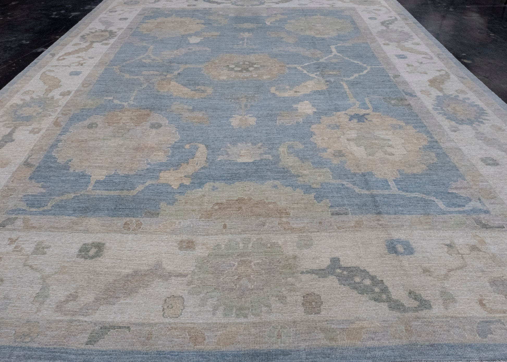 Turkish Oushak Rug 12'2" x 15'6" #16496
