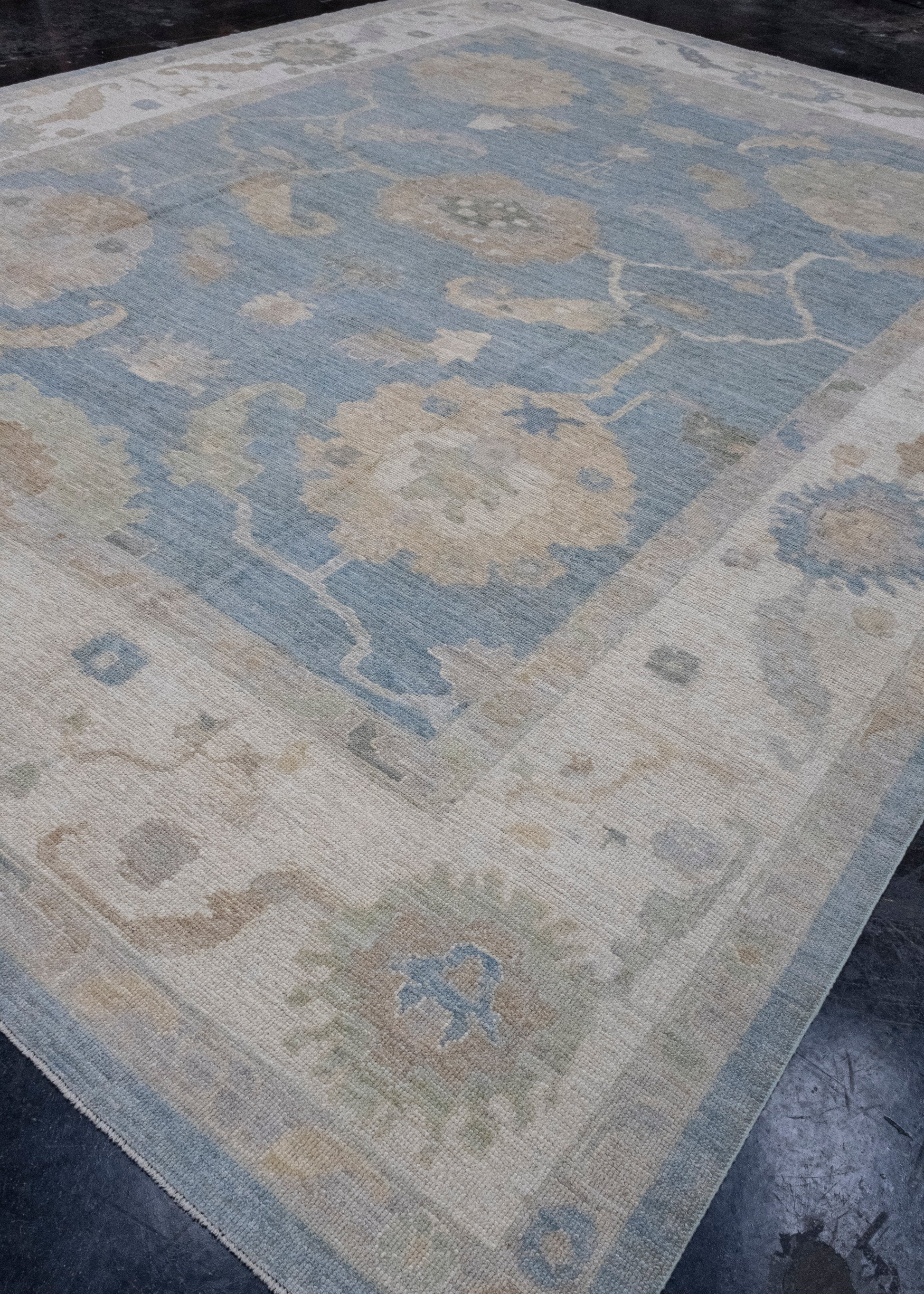 Turkish Oushak Rug 12'2" x 15'6" #16496