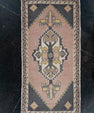 Oriental Hand Knotted Vintage Turkish Mini Rug 1'9" x 3'6" #10062