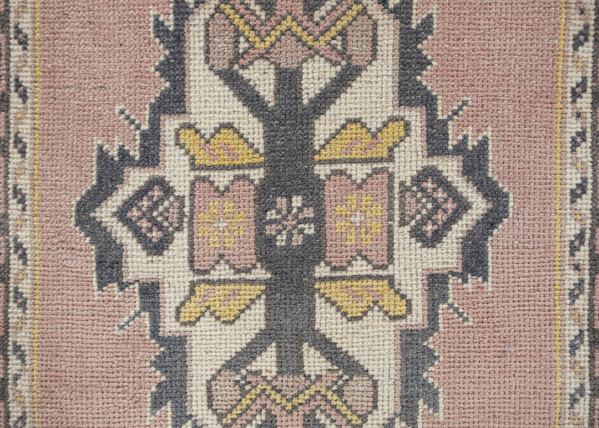 Oriental Hand Knotted Vintage Turkish Mini Rug 1'9" x 3'6" #10062