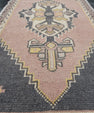 Oriental Hand Knotted Vintage Turkish Mini Rug 1'9" x 3'6" #10062