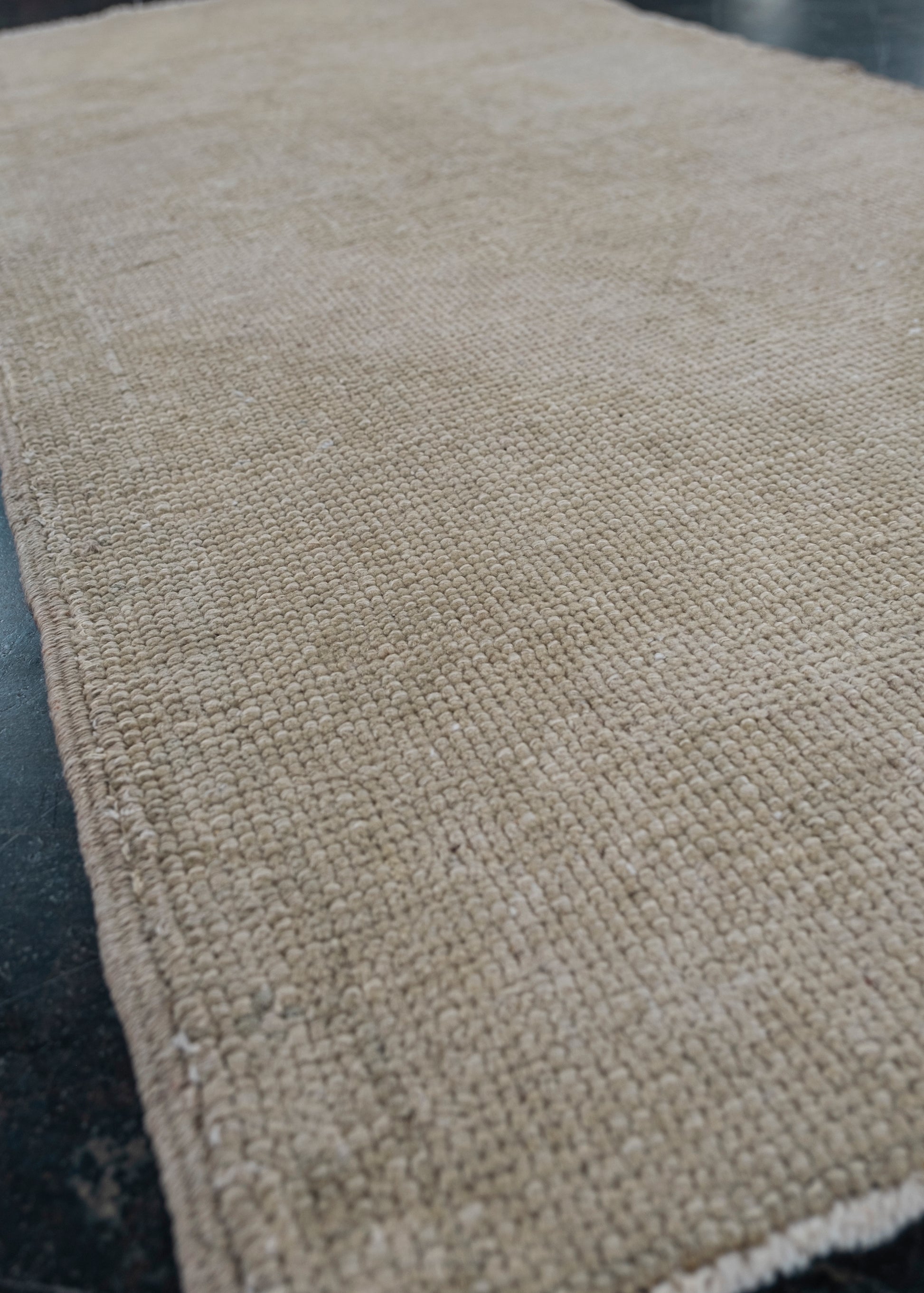 Oriental Hand Knotted Vintage Turkish Mini Rug 1'10" x 3'9" #8297