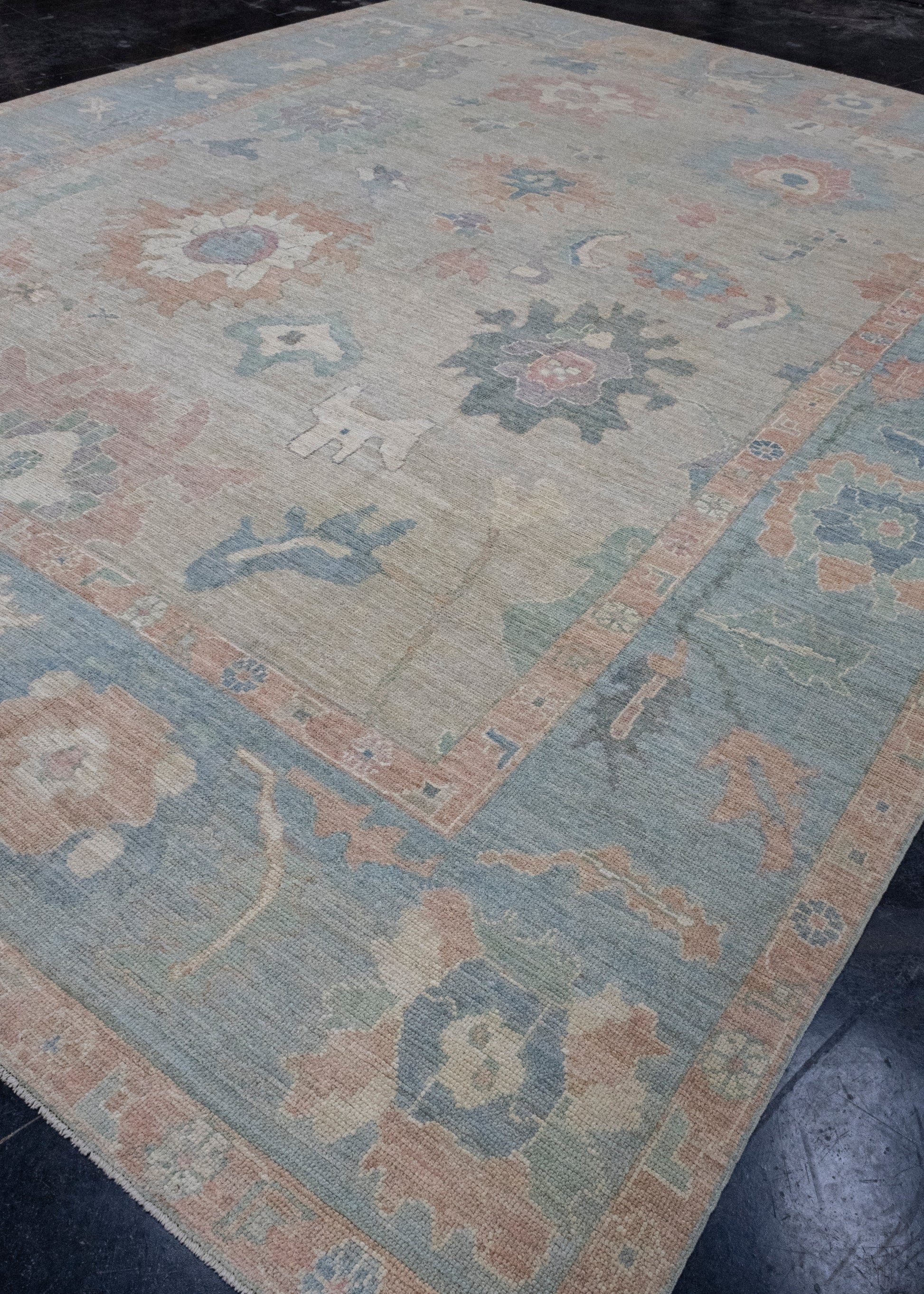 Turkish Oushak Rug 12'2" x 15'5" #16440