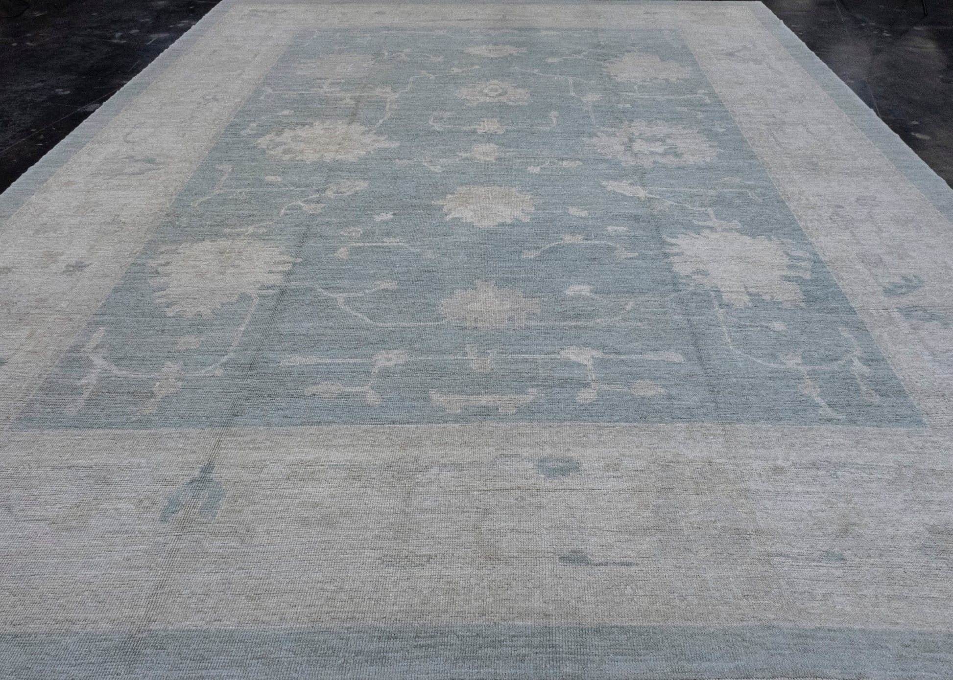 Turkish Oushak Rug 12'1" x 15'5" #16520