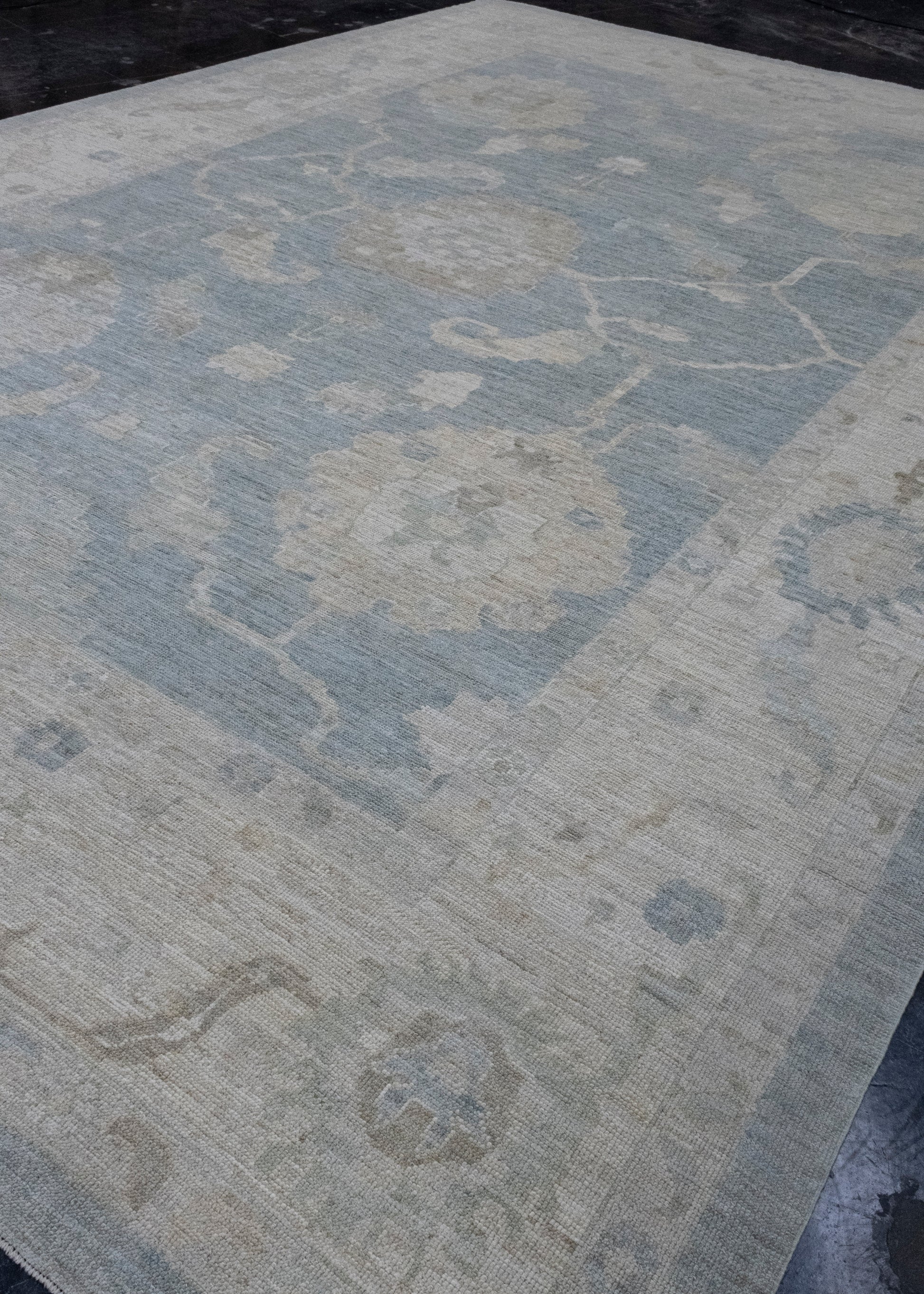 Turkish Oushak Rug 12'4" x 17'6" #16513
