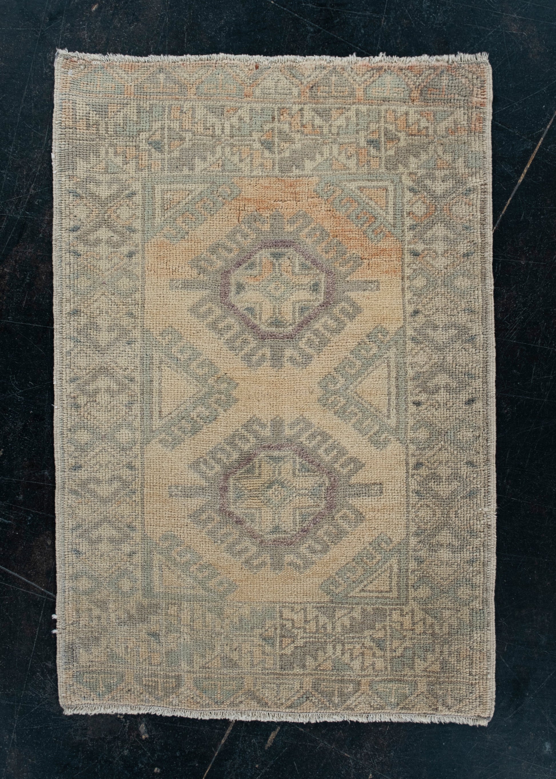 Turkish Vintage Anatolian Rug 2'2" x 3'1" #101