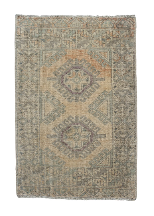 Turkish Vintage Anatolian Rug 2'2" x 3'1" #101