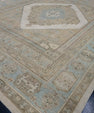 Turkish Antique Look Oushak Rug 12'4" x 15'9" #16785
