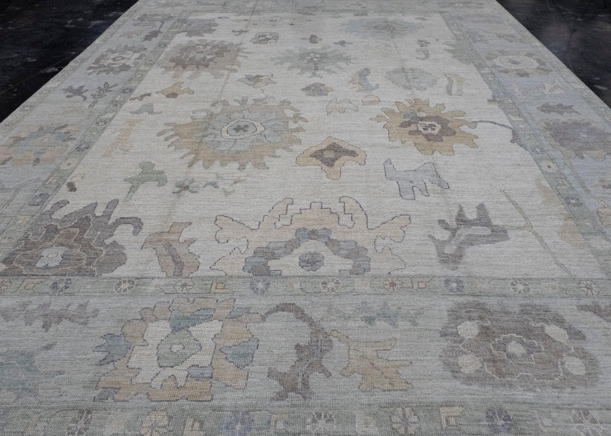 Turkish Oushak Rug 12' x 15'2" #16095