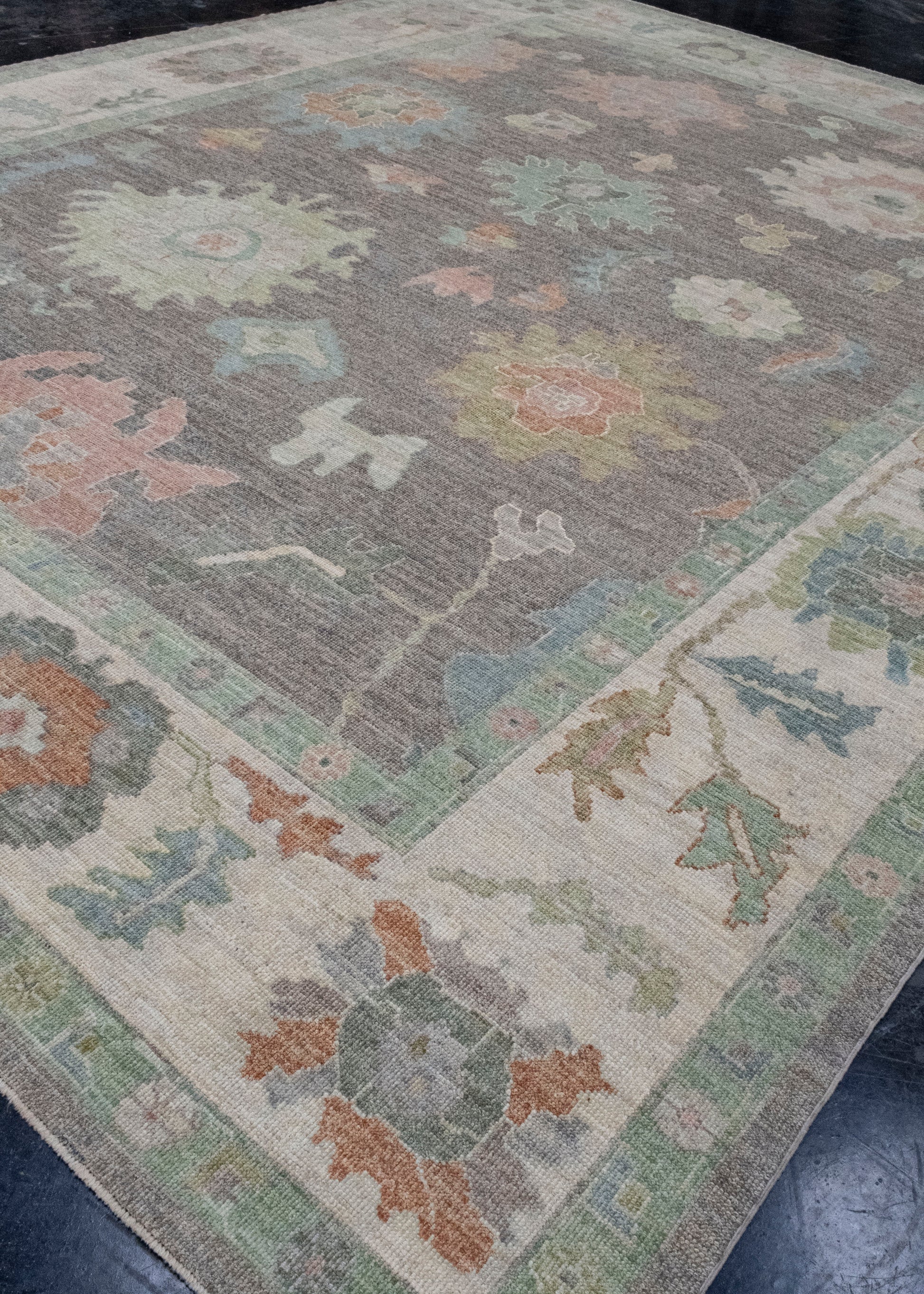 Turkish Oushak Rug 12'11" x 15'3" #16043