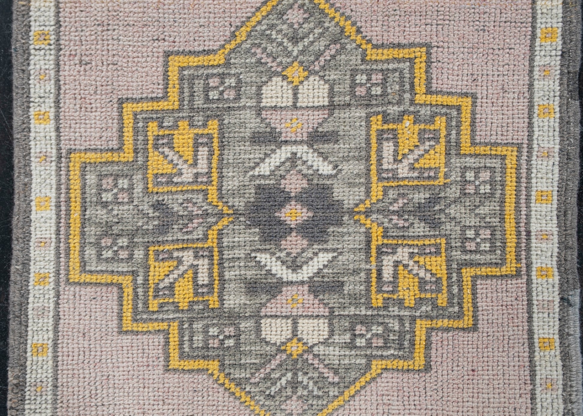 Oriental Hand Knotted Vintage Turkish Mini Rug 1'9" x 3'2" #10700