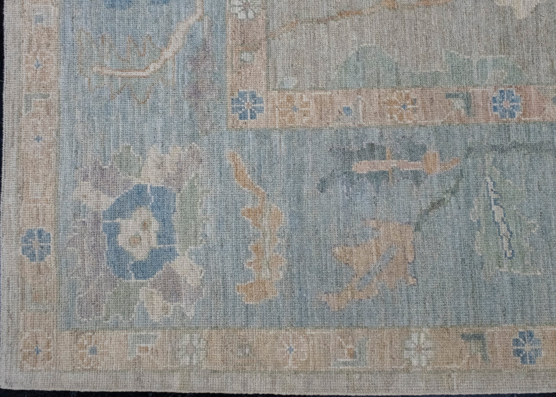 Turkish Oushak Rug 12'4" x 15'4" #16490