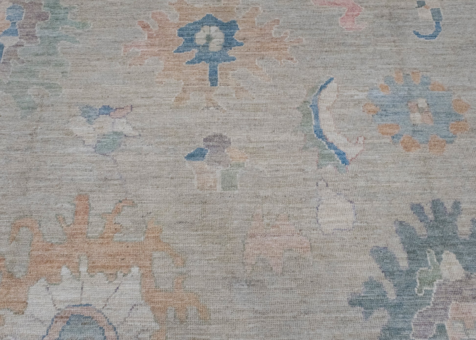Turkish Oushak Rug 12'4" x 15'4" #16490