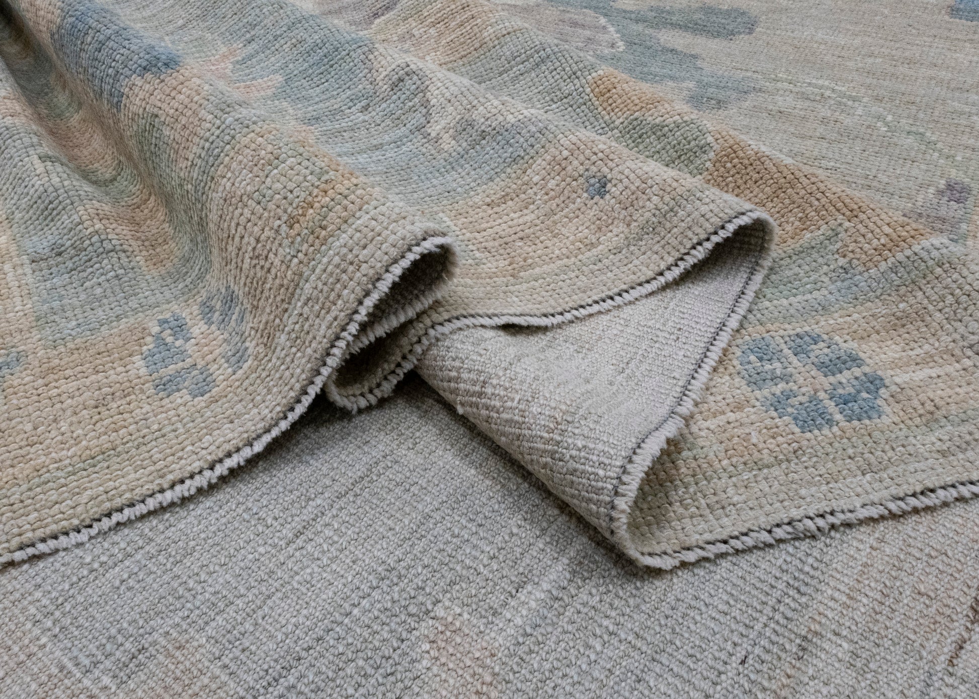 Turkish Oushak Rug 12'4" x 15'4" #16490