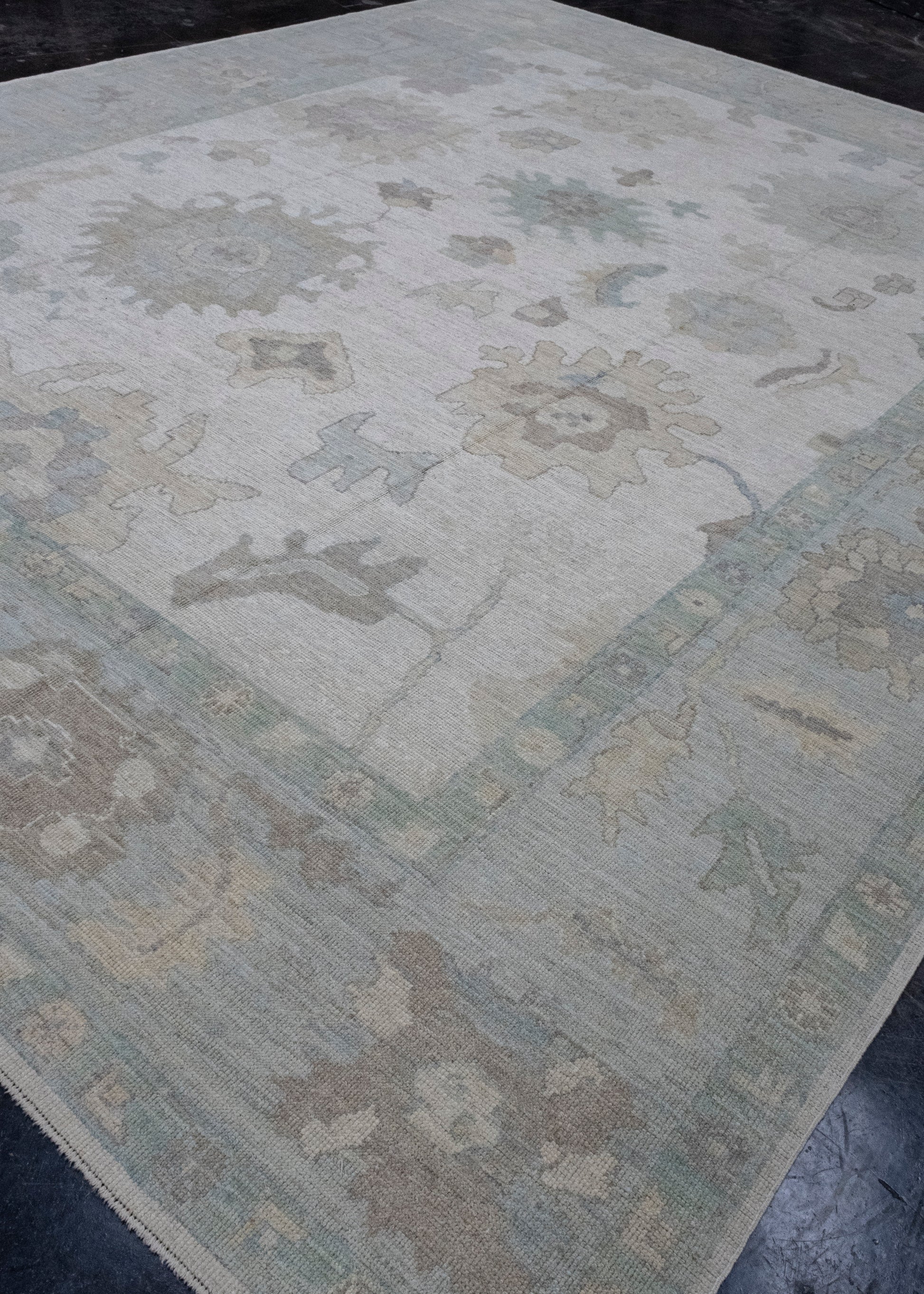 Turkish Oushak Rug 12'5" x 15'8" #16130