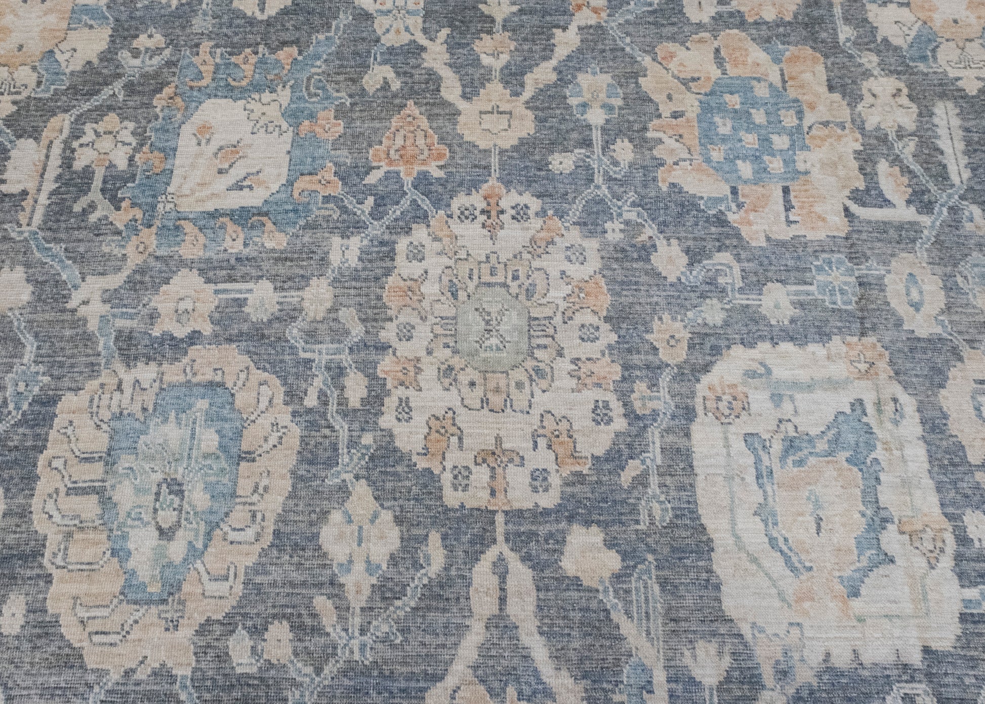 Turkish Antique Look Oushak Rug 11'6" x 15' #16435