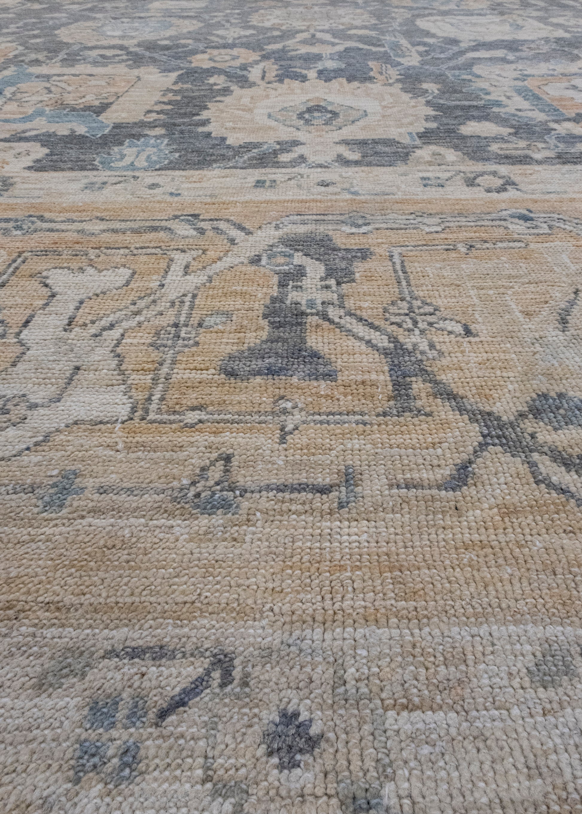 Turkish Antique Look Oushak Rug 11'6" x 15' #16435