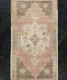 Oriental Hand Knotted Vintage Turkish Mini Rug 1'8" x 2'11" #10499