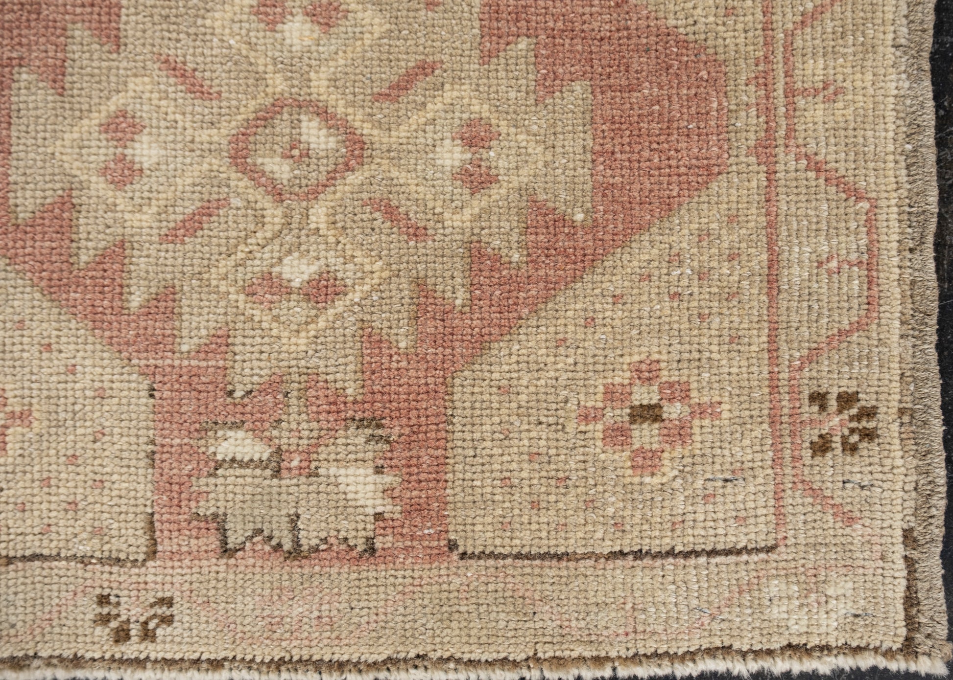 Oriental Hand Knotted Vintage Turkish Mini Rug 1'8" x 3'2" #10638