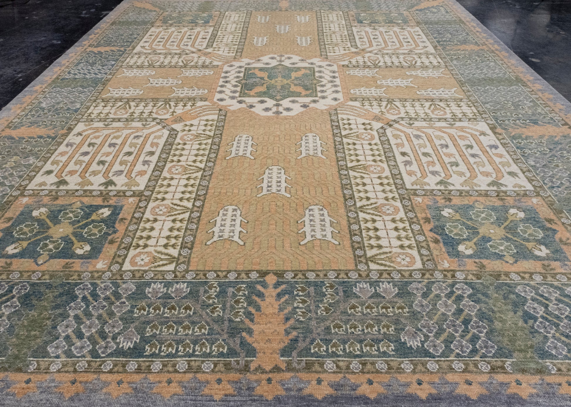 Turkish Oushak Rug 12'3" x 15'4" #16729