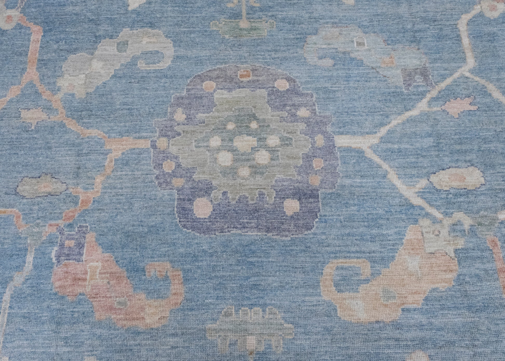 Turkish Oushak Rug 12'7" x 17'6" #16056