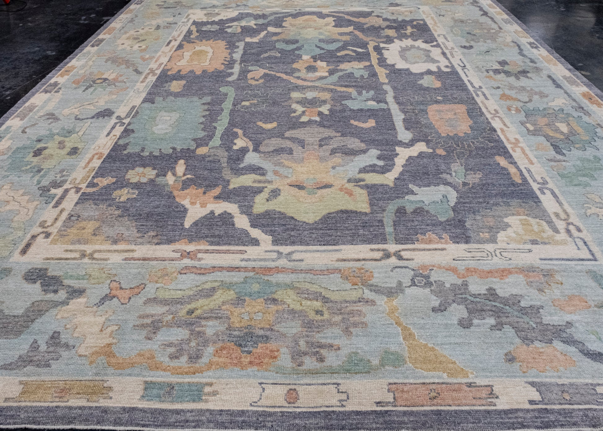 Turkish Oushak Rug 12'6" x 15'9" #16540