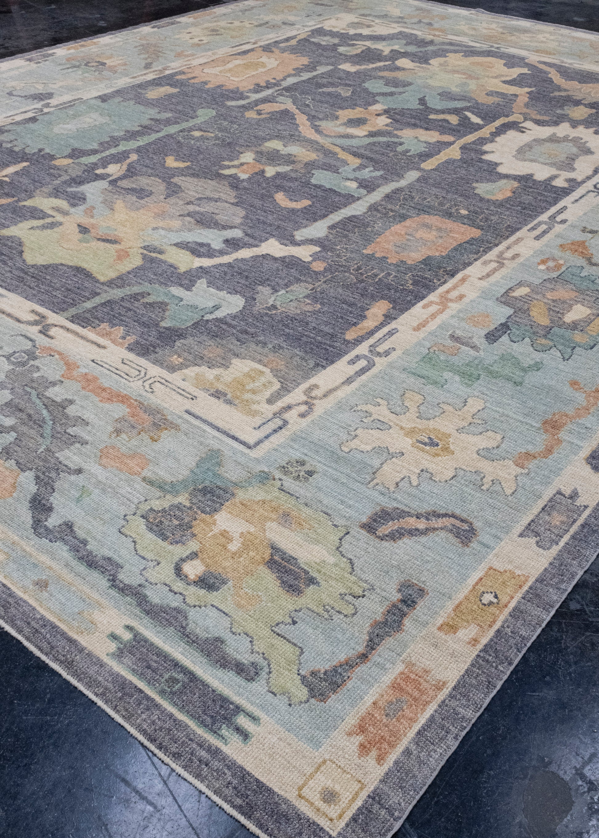 Turkish Oushak Rug 12'6" x 15'9" #16540