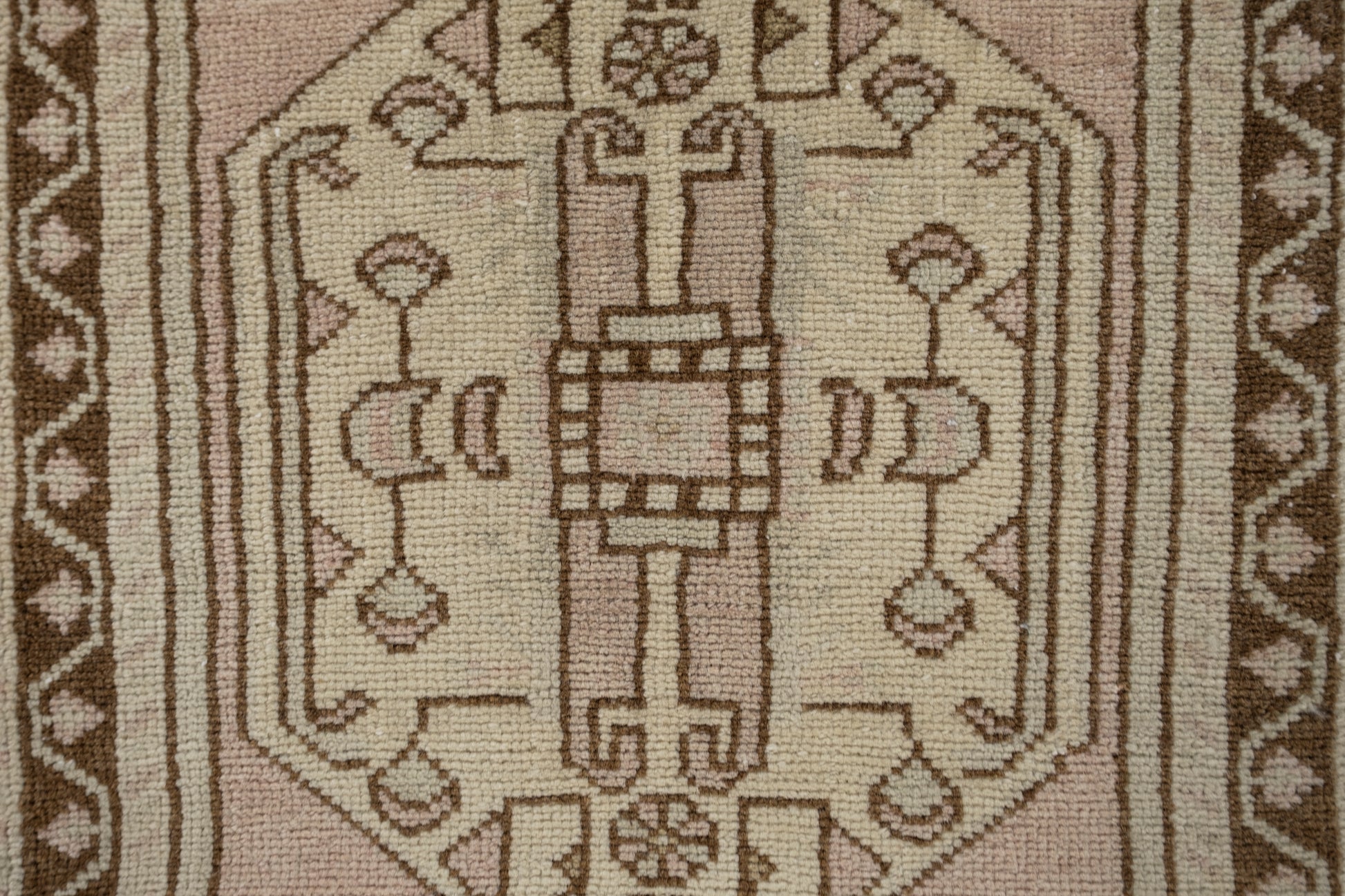 Oriental Hand Knotted Vintage Turkish Mini Rug 1'9" x 2'10" #10572