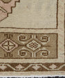 Oriental Hand Knotted Vintage Turkish Mini Rug 1'9" x 2'10" #10572