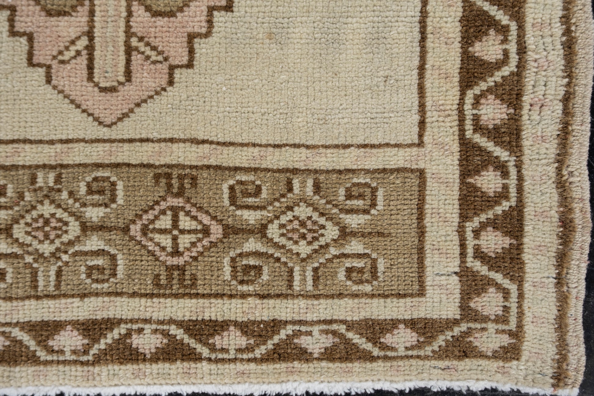 Oriental Hand Knotted Vintage Turkish Mini Rug 1'9" x 2'10" #10572
