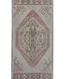 Oriental Hand Knotted Vintage Turkish Mini Rug 1'6" x 3' #10657