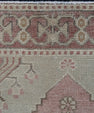 Oriental Hand Knotted Vintage Turkish Mini Rug 1'6" x 3' #10657