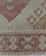 Oriental Hand Knotted Vintage Turkish Mini Rug 1'6" x 3' #10657