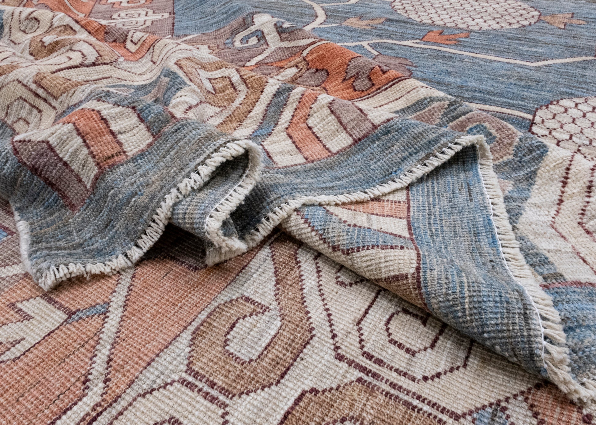 Oriental Hand Knotted Oushak Rug 13'2" x 16'11" #9033